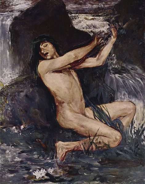 Ernst Josephson har målat Näcken så här. Den näck som satt i Bräkneån såg ungefär likadan ut. Lite äldre kanske. Ernst Josephson har målat Näcken så här. Den näck som satt i Bräkneån såg ungefär likadan ut. Lite äldre kanske.
