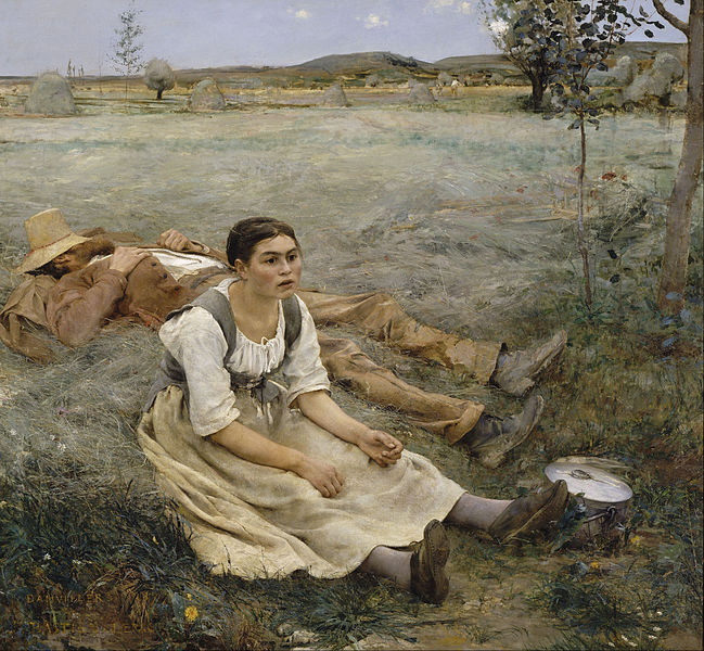 Jules Bastien-Lepage - HÃ¶skÃ¶rd. Wikipedia commons.