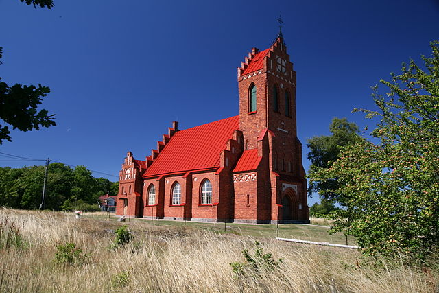 Den vackra kyrkan.



